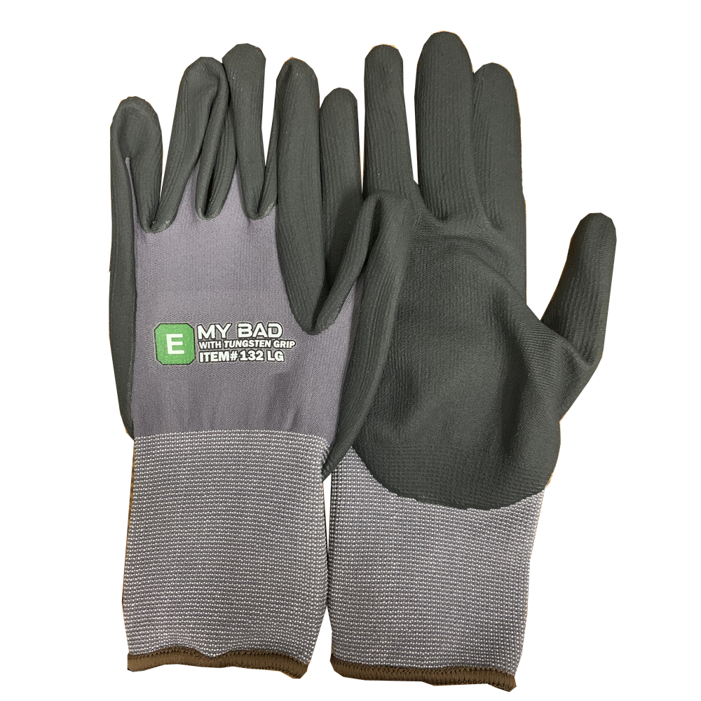 My Bad Micro-Foam Nitrile Coated Knit Wrist, Large, 12/Pk